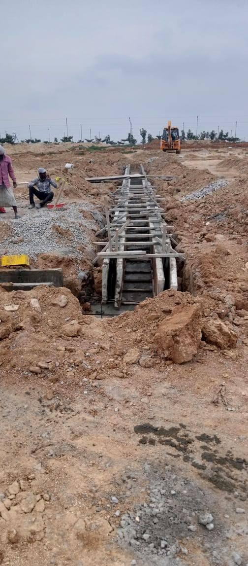 Infrastructure site development work