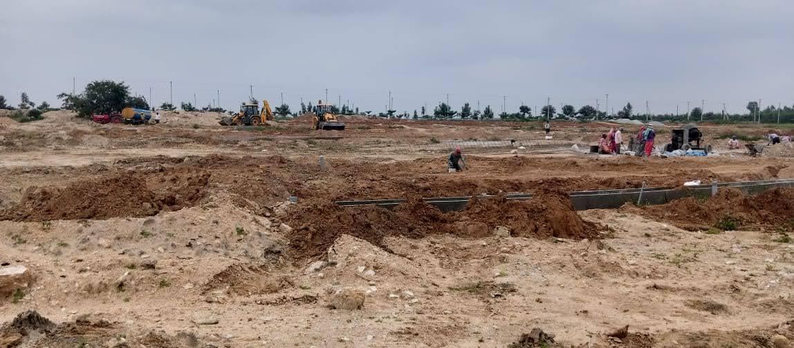 Layout development and infrastructure works